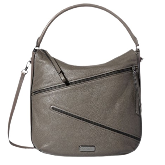 Marc by Marc Jacobs Serpentine Dark Gray Goat Leather Hobo Shoulder Bag - Picture 2 of 16